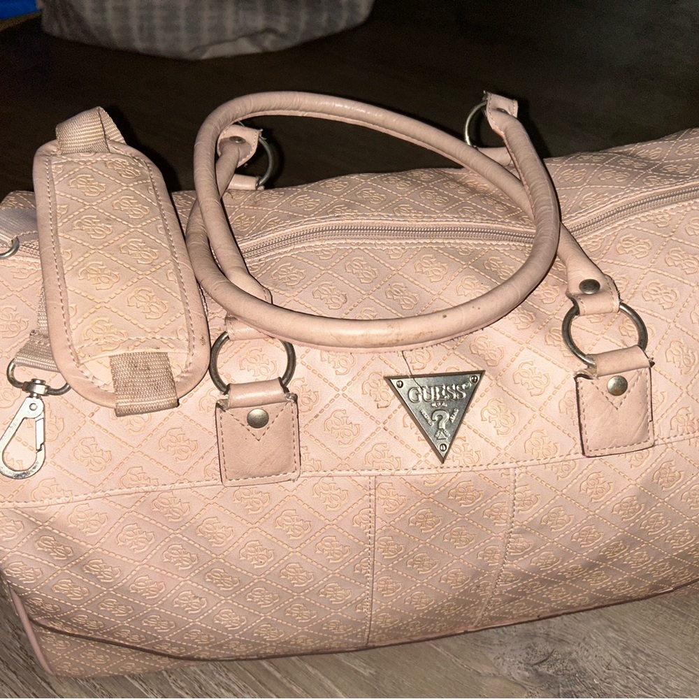 Guess Pink Travel Weekender/Duffle